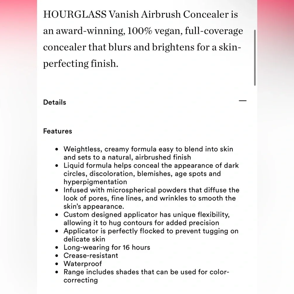Hourglass ‘Ecru 3.3’ Vanish Airbrush Concealer